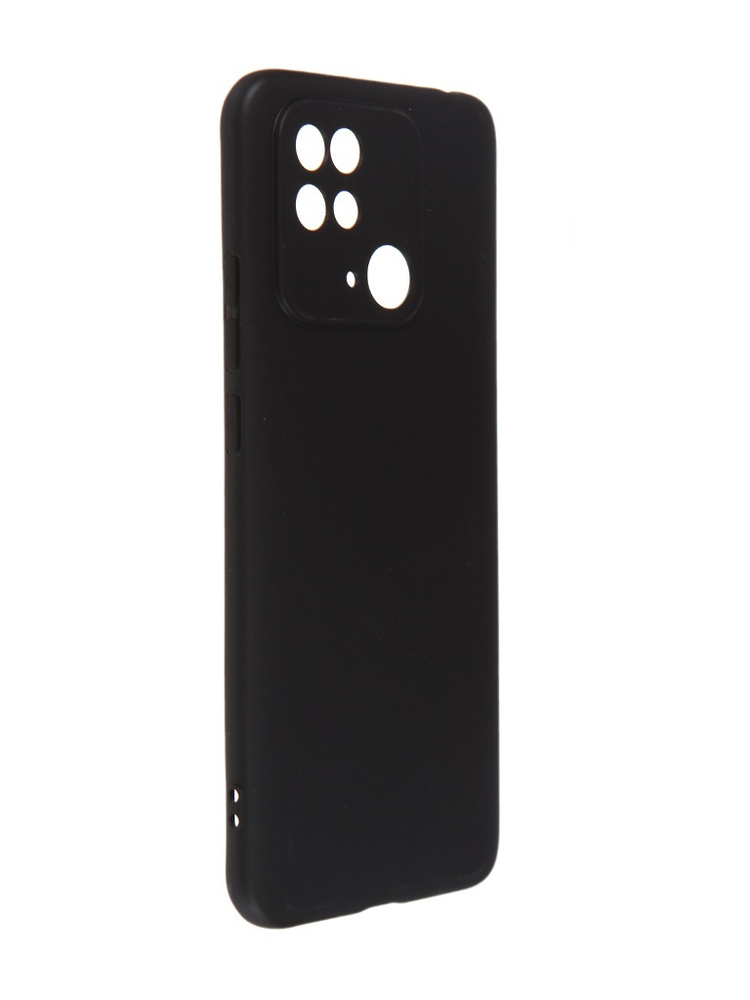 Чехол - накладка матовая черная с защитой камеры для Xiaomi Redmi 10C / Ксяоми Редми 10С / Сяоми Редми #1
