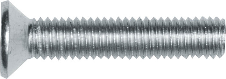 Винт потайная головка М6х20 мм цинк класс прочности 5,8 DIN 965 STARFIX 10 штук (SMZ1-48826-10)  #1