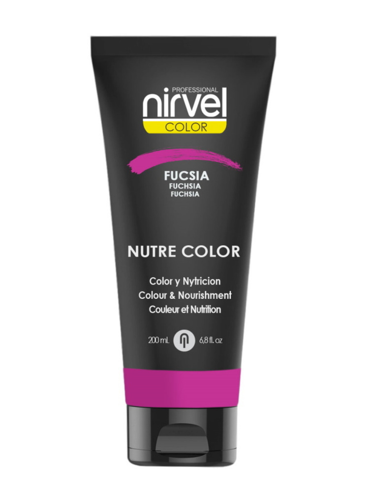 NIRVEL PROFESSIONAL Гель-маска NUTRE COLOR для тонирования волос фуксия 200 мл  #1