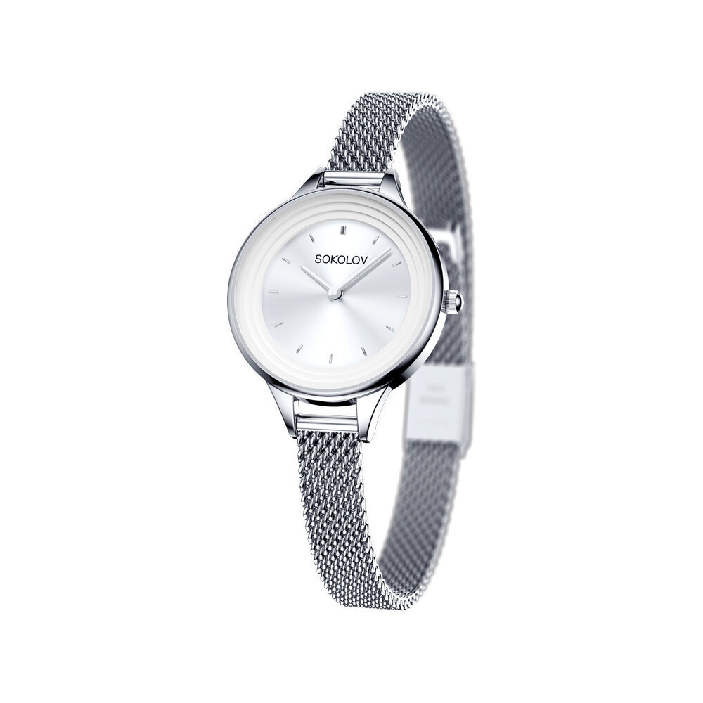 Женские стальные наручные часы SOKOLOV на миланском браслете, 621.71.00.600.01.01.2  #1