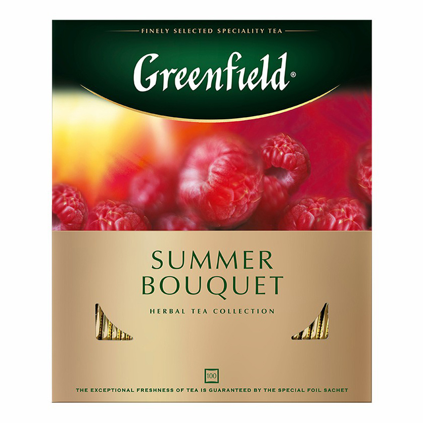 Фруктовый чай Greenfield Summer Bouquet в пакетиках 2 г х 100 шт #1