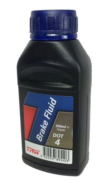 Жидкость тормозная DOT4 0,25 л. TRW для Hyundai, Kia / арт. PFB425 / бренд TRW  #1