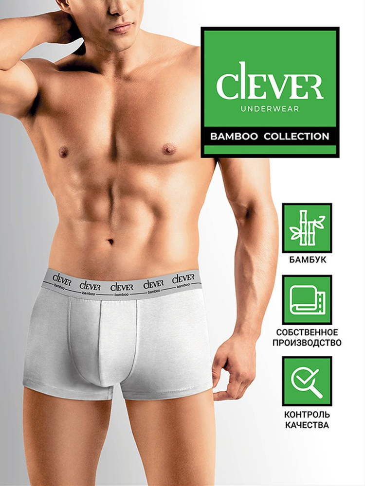 Трусы боксеры CLEVER WEAR Бамбук, 1 шт #1