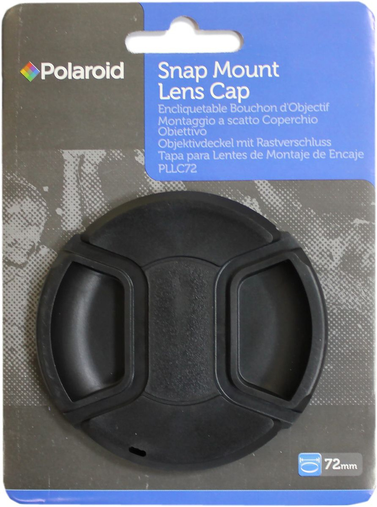 Крышка Polaroid Snap Mount Lens Cap защитная для объектива 72 мм (PLLC72)  #1