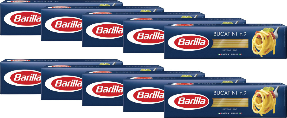 Макаронные изделия Barilla No 9 Bucatini Букатини, комплект: 10 упаковок по 400 г  #1