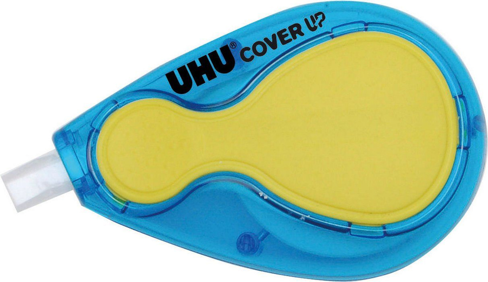 Корректирующая лента UHU COVER UP 4.2мм*12м, цвет синий, желтый, прозрачный, коробка  #1