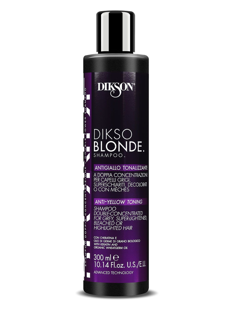 DIKSON Шампунь DIKSO BLONDE нейтрализатор желтизны тонирующий 300 мл  #1