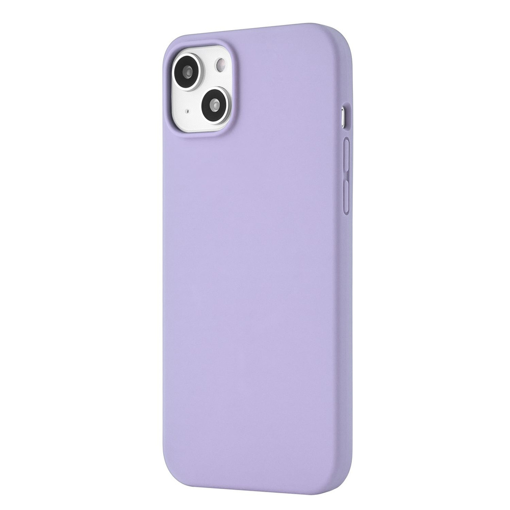 Чехол защитный uBear Touch Mag Case для iPhone 14 Plus, MagSafe совместимый, силикон, софт-тач, фиолетовый #1