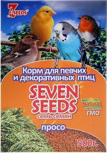 Корм для птиц Seven Seeds просо 500г #1