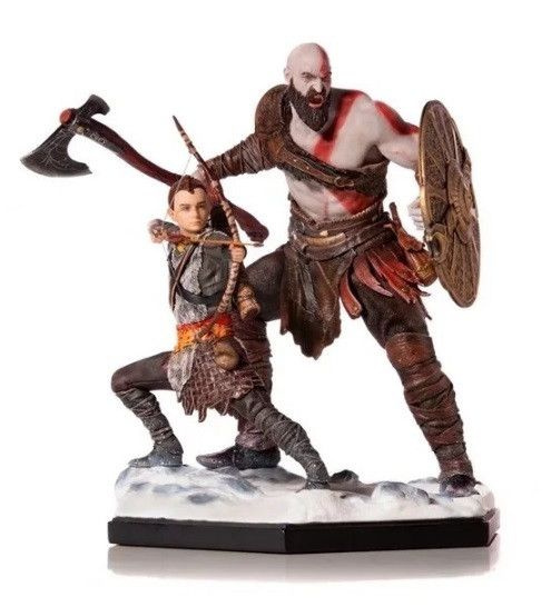 Статуэтка Кратос и Атрей - Kratos and Atreus God of war #1