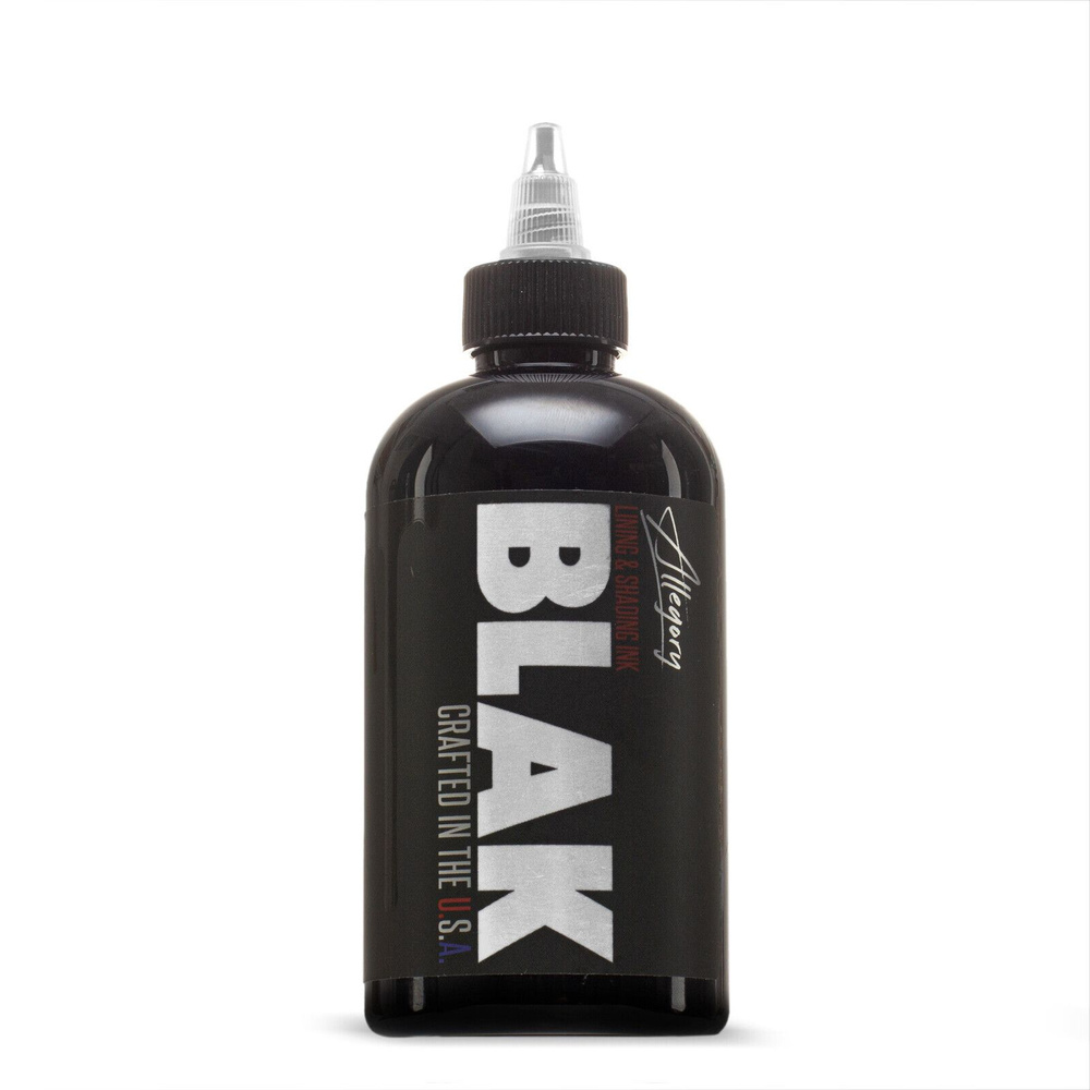 Тату краска Allegory BLAK - Lining and Shading (8oz - 240мл) #1