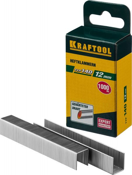 Скобы широкие KRAFTOOL тип 140 12 мм 1000 шт. 31680-12 #1