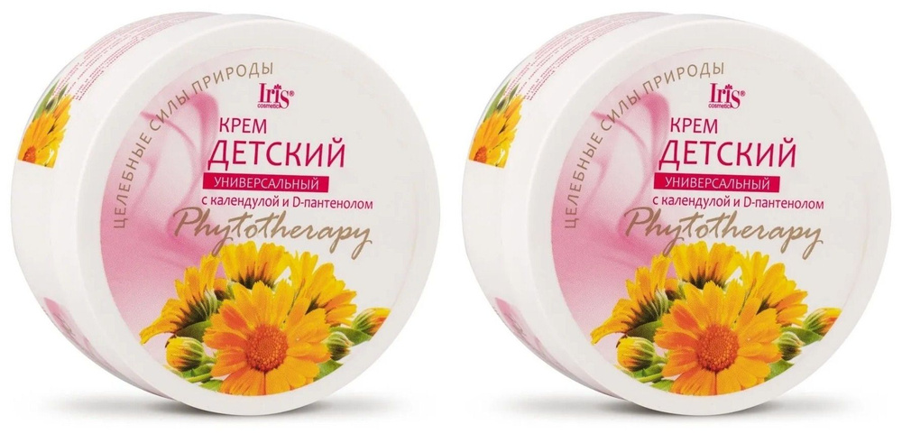 Iris Cosmetic Крем детский Phytotherapy, Универсальный, 180 мл, 2 шт. #1