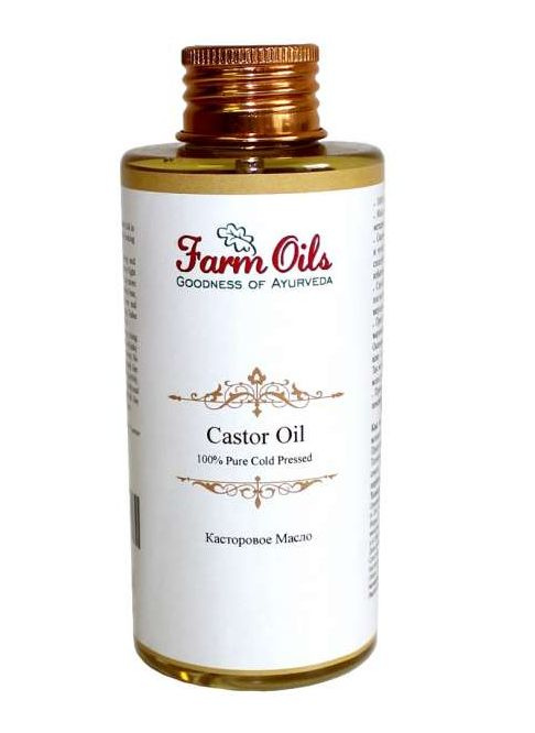 Касторовое масло 150мл аюрведическое / Farm Oils Castor Oil 150ml / Для ухода за кожей / Для питания #1