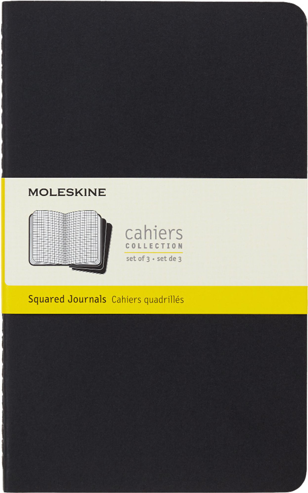 Набор 3 блокнота Moleskine Cahier Journal Large, 80 стр. 394741(QP317) #1