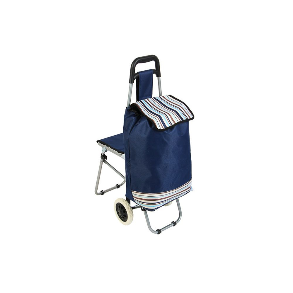 VETTA Тележка + сумка со стулом, сумка до 30 кг, стул до 120 кг, брезент, 44x94x26 см, колеса ЭВА d 16 #1