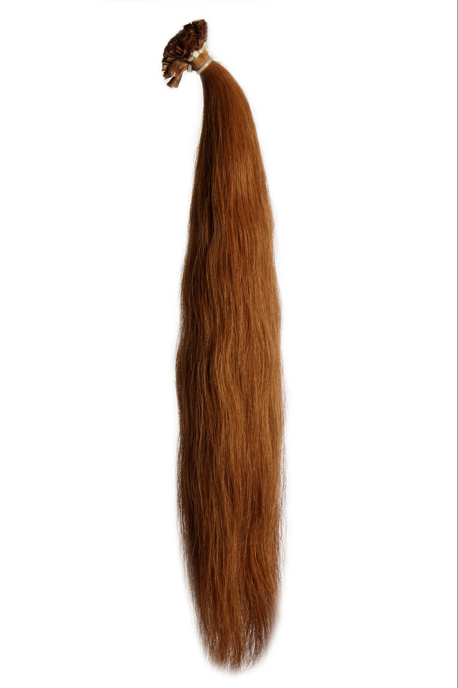 Волосы славянские премиум на кератиновой капсуле 60 см, цвет №12, 20 капсул, 16 г  #1