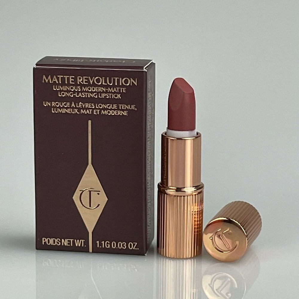 Увлажняющая помада для губ мини-формат Charlotte Tilbury Matte Revolution PILLOW TALK 1.1g  #1