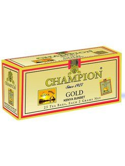 Чай черный пакетированный Чемпион Голд / CHAMPION GOLD 25п 2шт #1