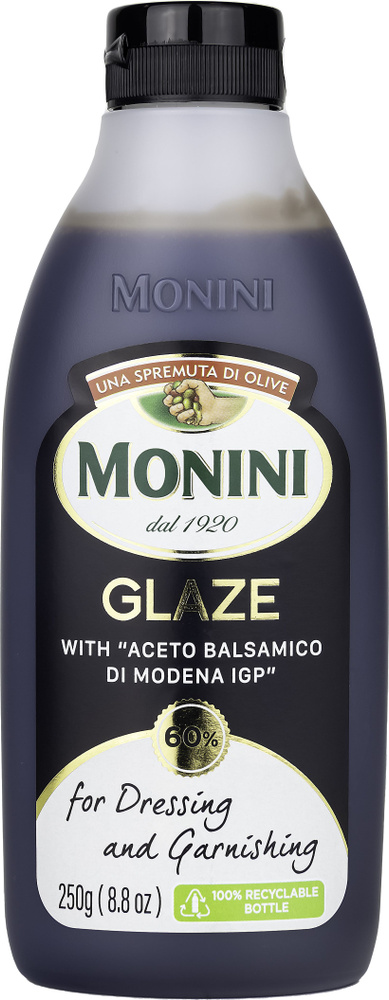 Соус бальзамический Monini, Balsamic Glaze, глазурь, 250 мл #1