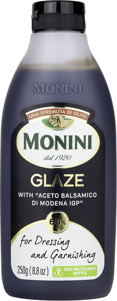 Соус бальзамический Monini, Balsamic Glaze, глазурь, 250 мл #1