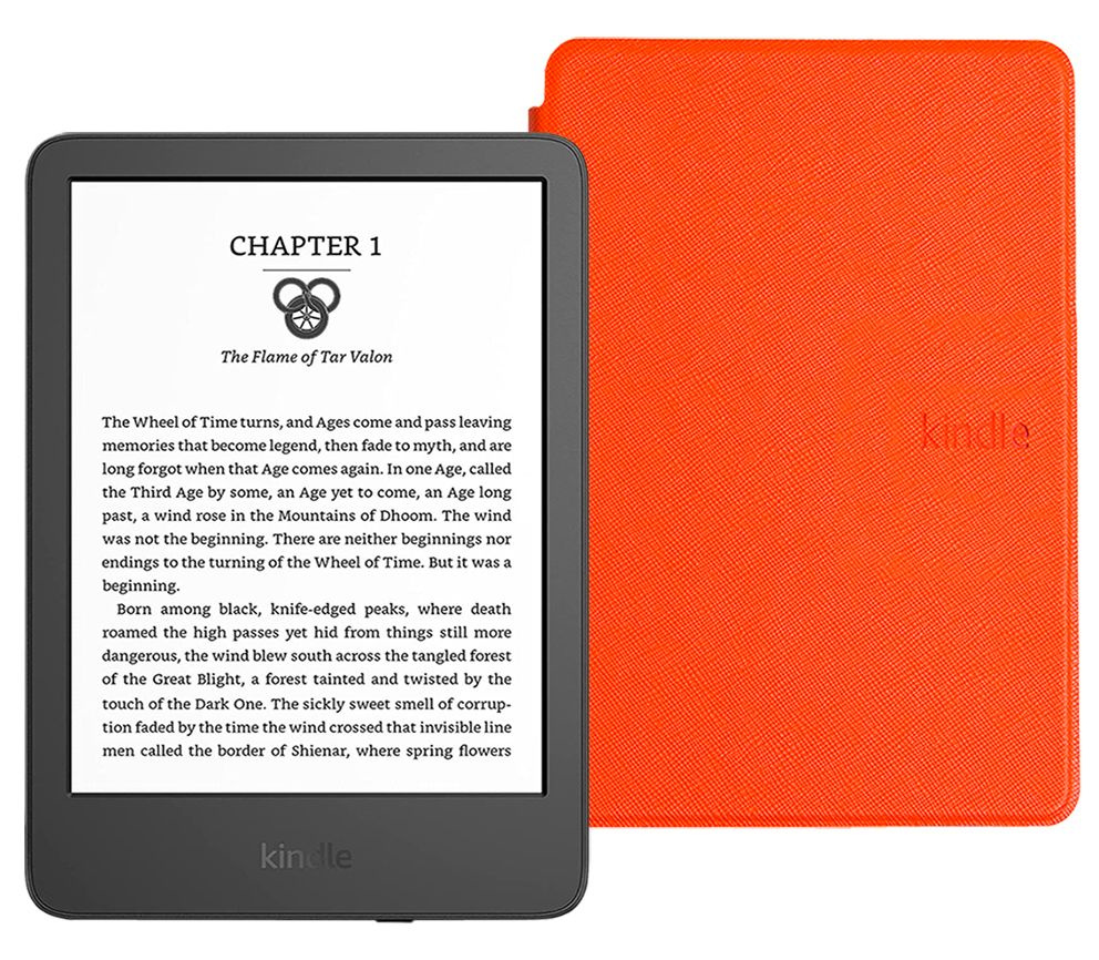 Amazon Kindle 6" Электронная книга 11 (16Gb) SO + обложка ReaderОNE, оранжевый  #1