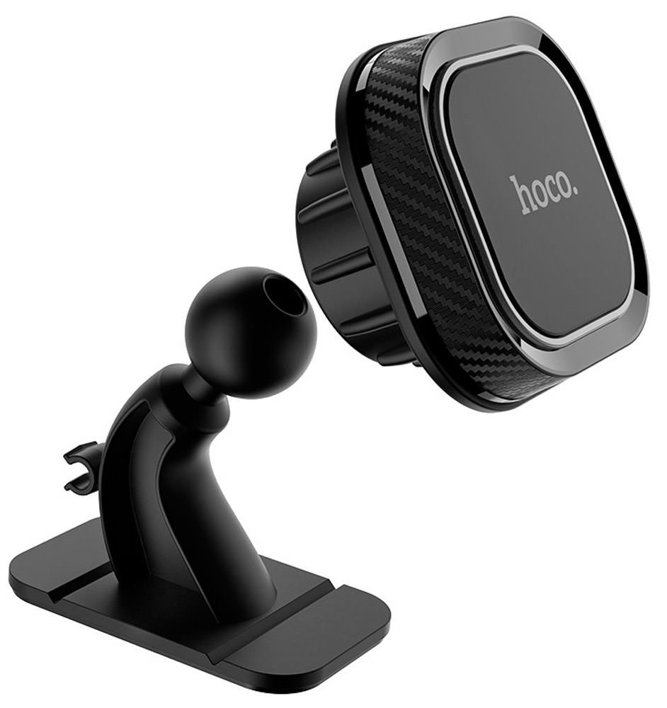 Автомобильный держатель для смартфона Hoco CA53 Intelligent dashboard in-car holder black/grey магнитный #1