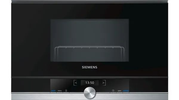 Встраиваемая микроволновая печь SIEMENS BE634LGS1M iQ700, 382 x 594 x 318 21л 900W гриль TouchControl #1