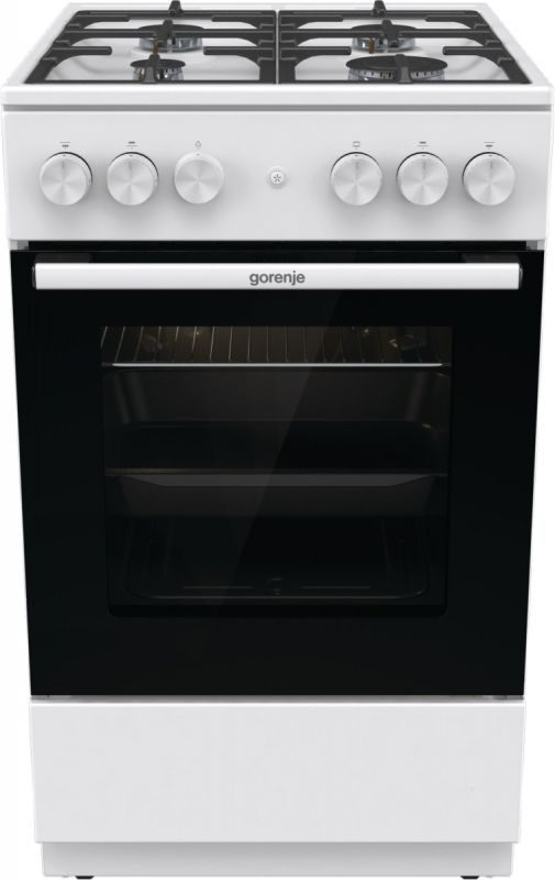 Плита Газовая Gorenje GG5A11WF белый (без крышки) реш.чугун #1