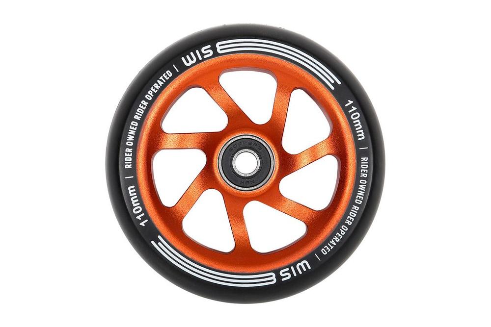 Колесо для трюкового самоката (1 штука) Wise 110mm Wheel Orange #1