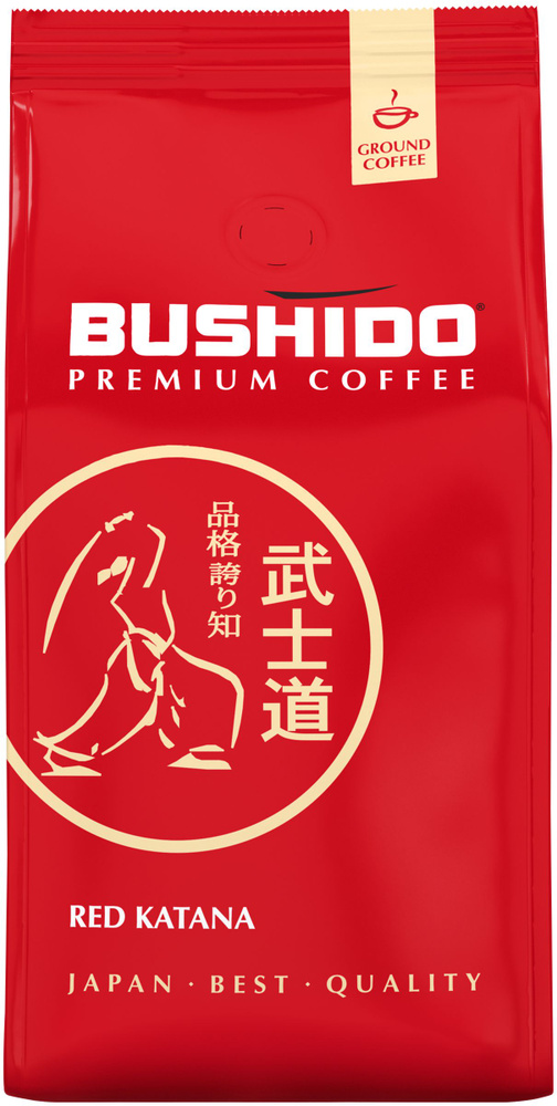 Кофе молотый натуральный BUSHIDO Red Katana, 227 г - купить с доставкой ...