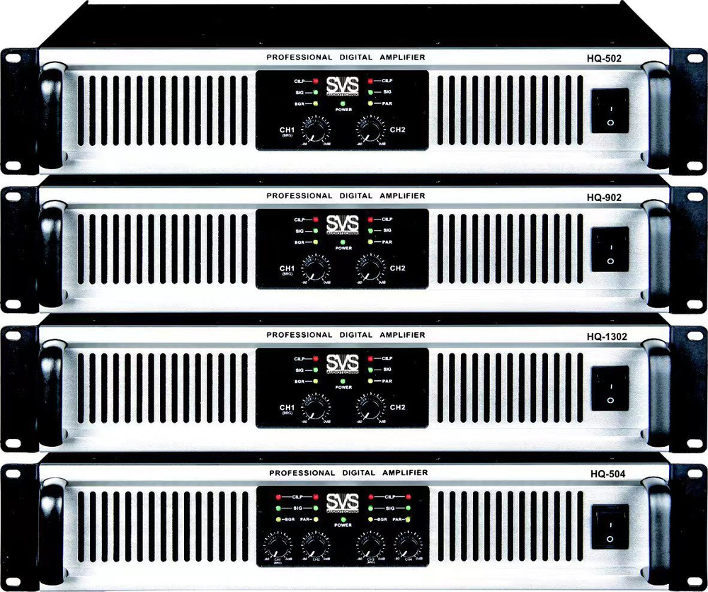 Усилитель мощности SVS Audiotechnik HQ-902 8 Ом - 2х900 Вт, 4 Ом - 2х1350 Вт  #1