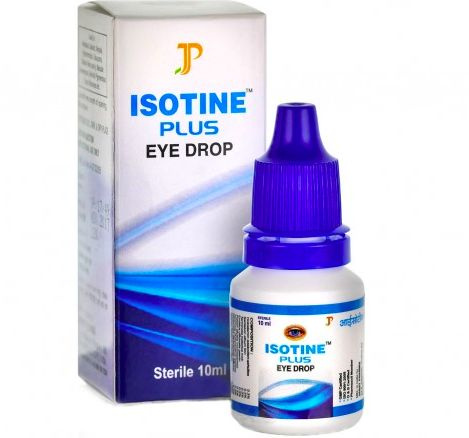 Капли для глаз Джагат Фарма Айсотин Плюс (Isotine Plus Jagat Pharma) для устранения сухости и усталости,10 #1