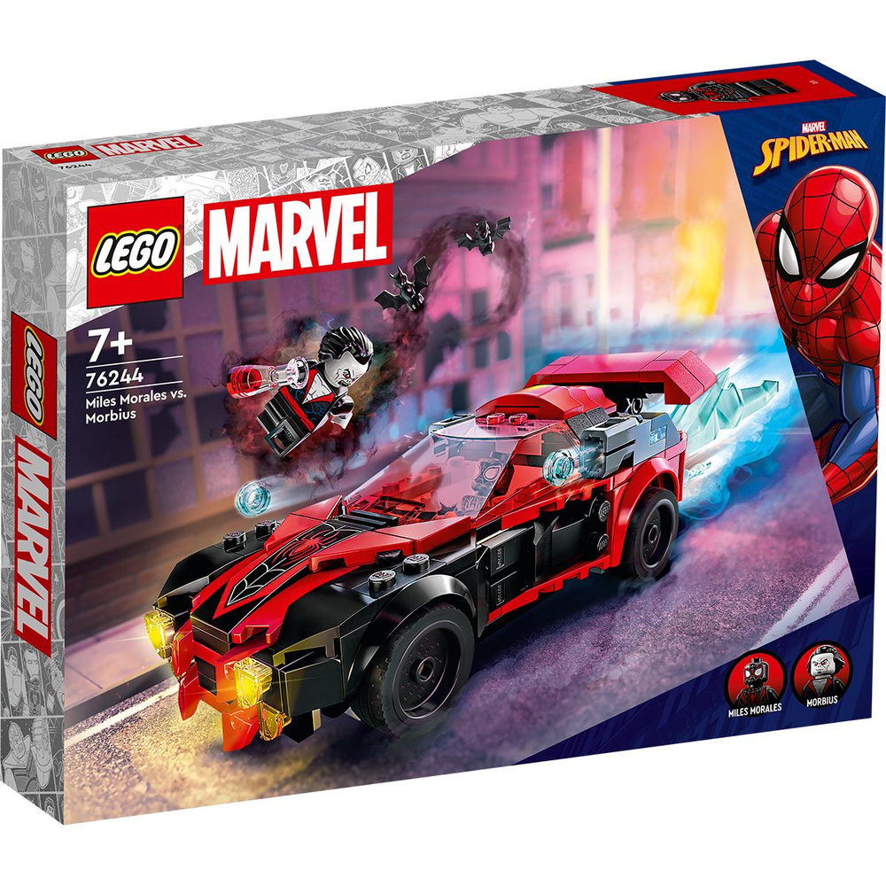 Конструктор LEGO Super Heroes 76244 Майлз Моралес против Морбиуса  #1