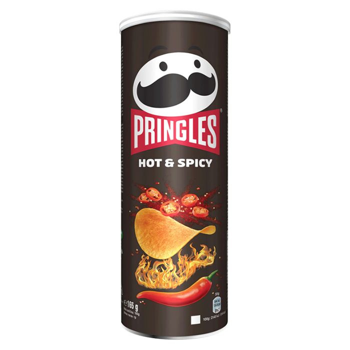 Картофельные чипсы Pringles Hot & Spicy со вкусом острого перца (Бельгия), 165 г  #1