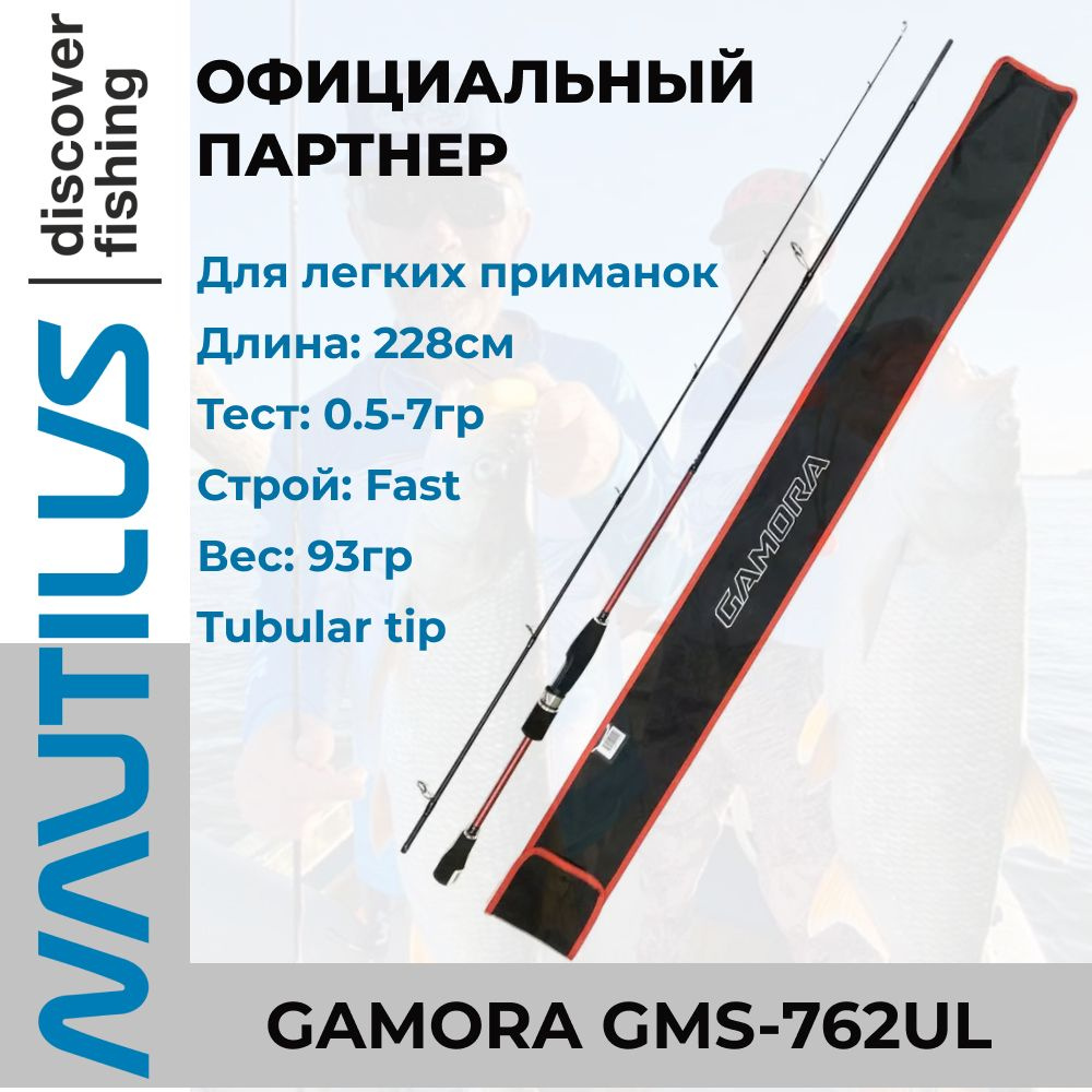 Спиннинг Nautilus Gamora 228см 0.5-7гр #1