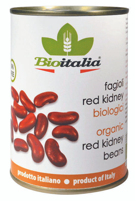 Фасоль BIOITALIA Red Kidney красная консервированная, 400г #1