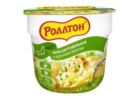 Пюре картофельное Роллтон с курицей, 40г, 12 шт #1