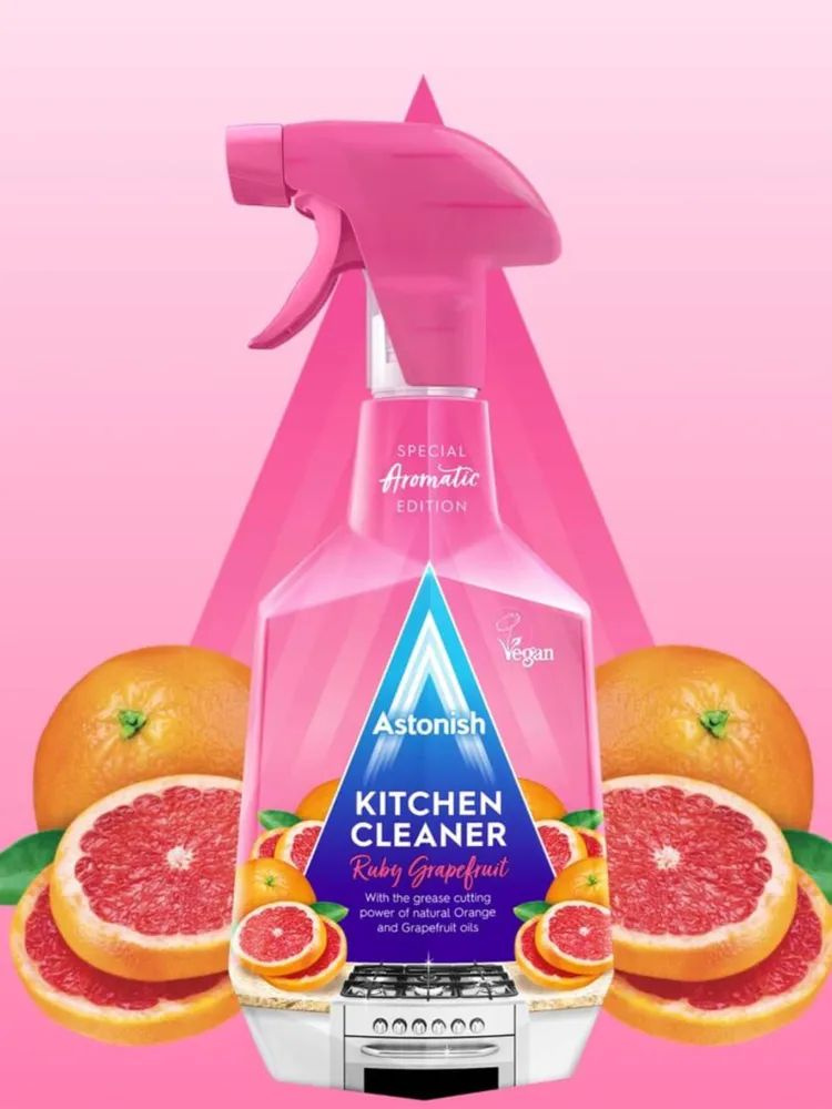 Astonish Kitchen Cleaner Ruby Универсальный очиститель 750мл для кухни Грейпрфут  #1
