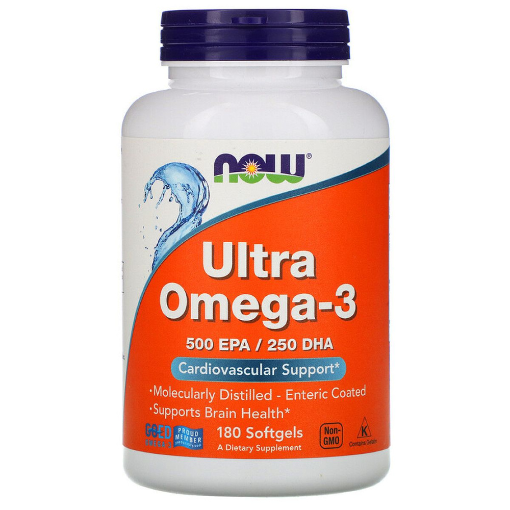 Now foods Ultra Omega-3 180 капс #1