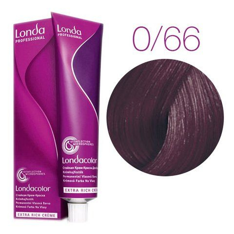 Londa Color стойкая крем-краска, 0/66 интенсивный фиолетовый микстон, 60мл  #1