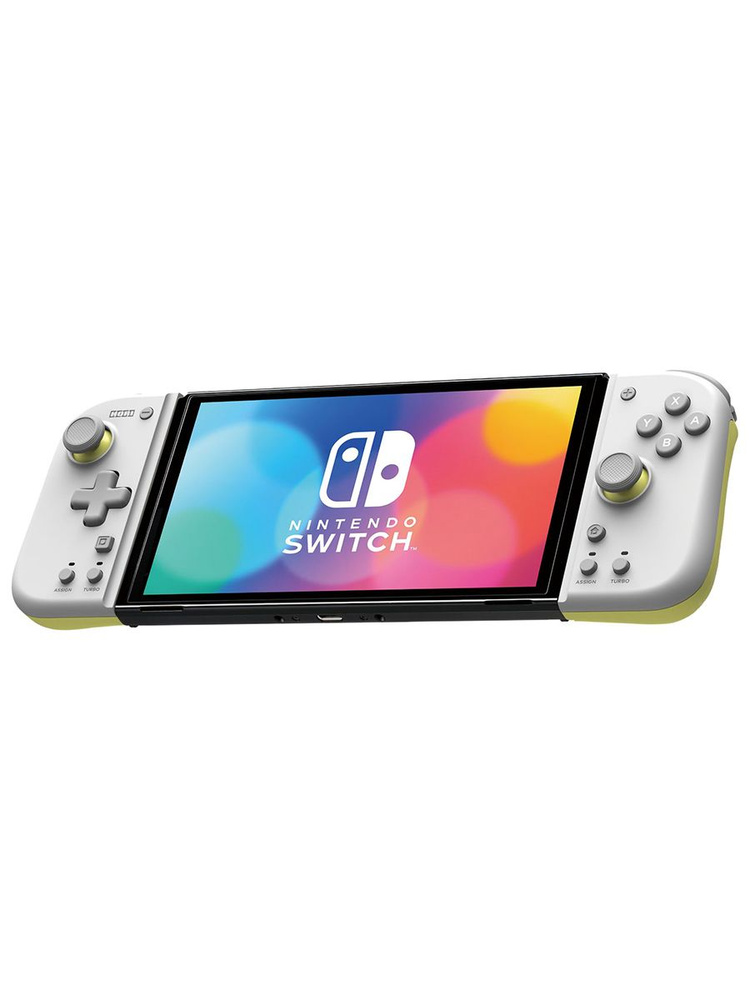 Nintendo Switch Контроллеры Hori Split Pad Compact (Grey x Yellow) для консоли Switch (NSW-373U) NEW #1