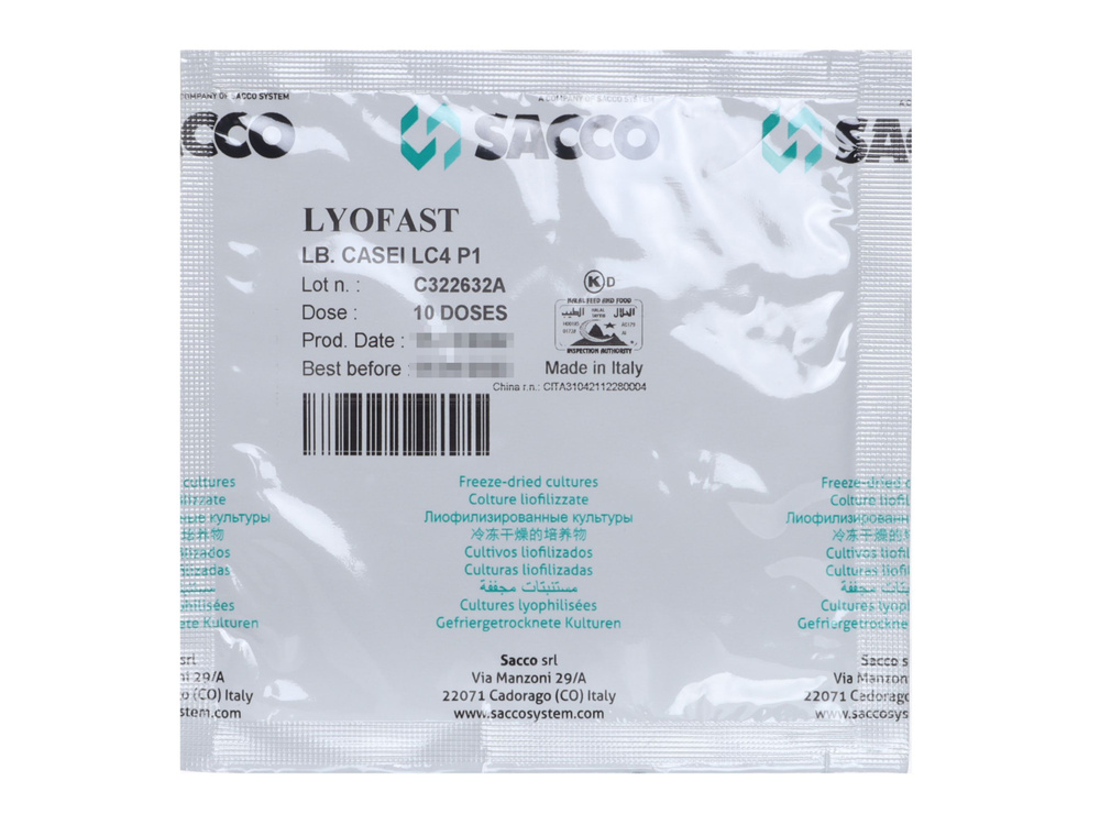 Закваска для сыра Lyofast Lactobacillus casei LC 4 P1 10 D #1