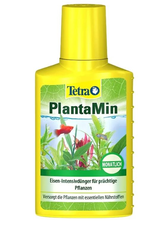 Tetra PlantaMin 100мл/на 400л воды, жидкое удобрение высокого качества, содержащее железо, калий, марганец, #1