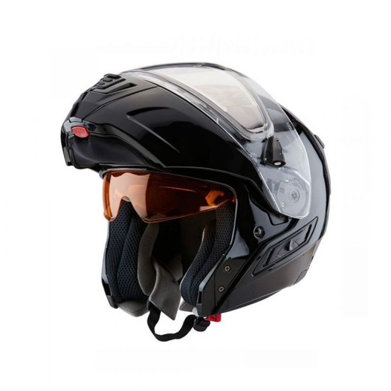 Шлем снегоходный ZOX Condor, стекло с электроподогревом, черный глянец, L, арт. 88-Е3084  #1