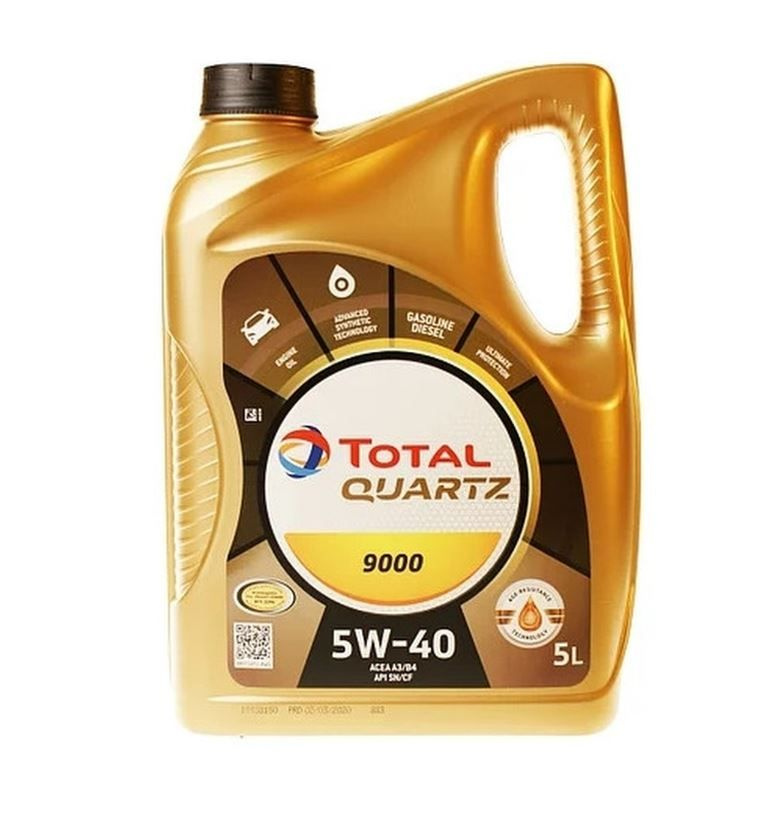 Total QUARTZ 9000 5W-40 Масло моторное, Синтетическое, 5 л #1
