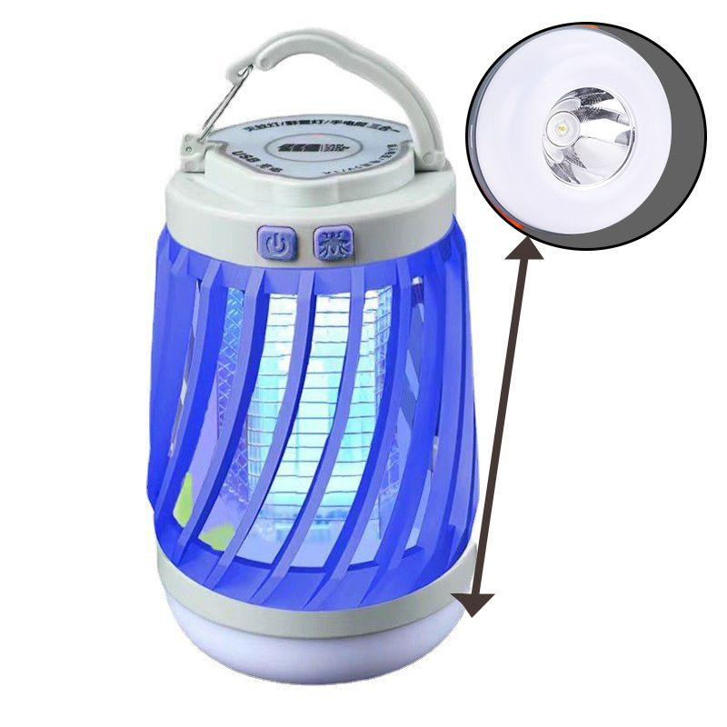 Лампа MyPads от комаров уличная с электрошокером с солнечной батареей подвесная водонепроницаемая  #1
