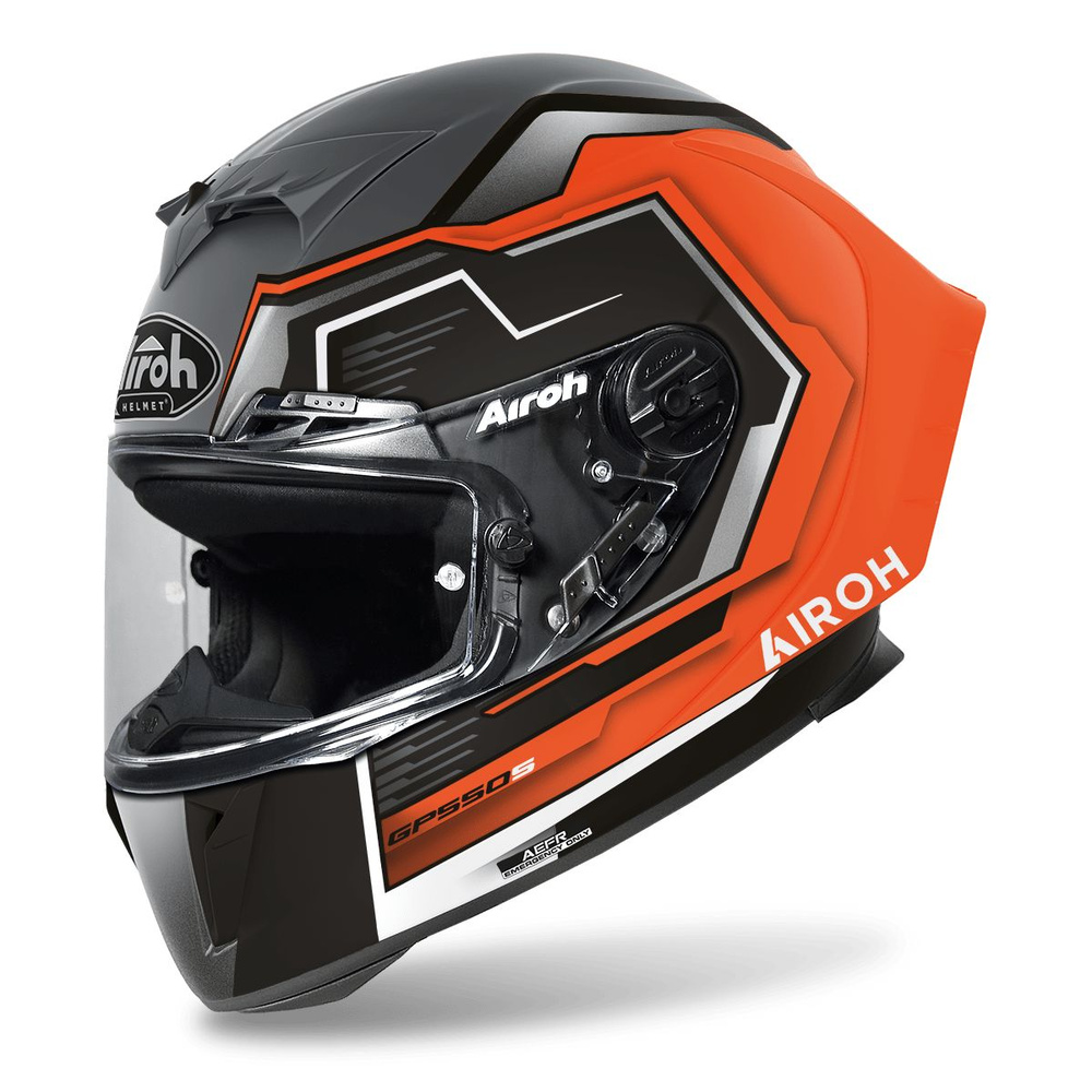 Airoh Мотошлем, цвет: оранжевый, черный, размер: XL #1