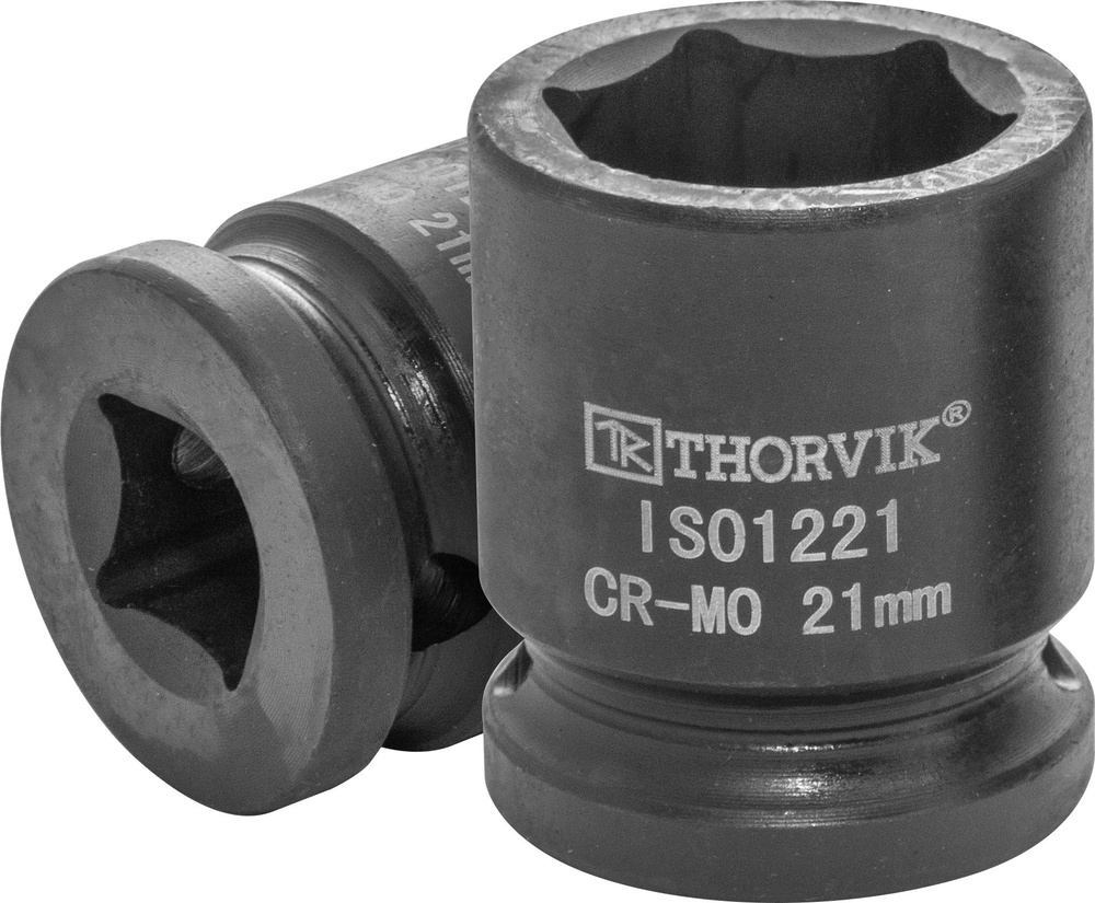 Головка торцевая ударная 1/2"DR, 21 мм, IS01221, Thorvik #1