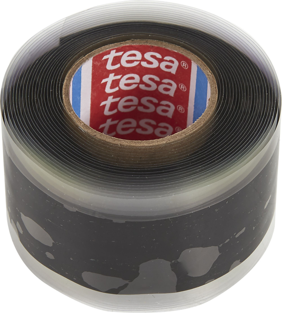 Силиконовая лента Tesa, 19 мм 2.5 м, цвет чёрный #1